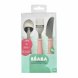 Bestick Baba Rosa Rostfritt stl 3 Delar