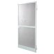 Myggnt Drrar Glasfiber Aluminium Vit (220 x 100 cm)