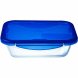 Behllare fr matkonservering Pyrex Bl Transparent Rektangulr
