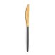 Knivset Amefa Soprano Svart Gyllene Metall Rostfritt stl 12 ant