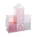 Bokhylla Atmosphera Pink Castle Barn Modulr polypropen (95,5 x