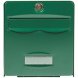 Brevlda Burg-Wachter   Grn Galvaniserat stl 36,5 x 28 x 31 cm