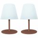 Bordslampa Lumisky Mrkbrun