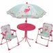 Tr�dg�rdsm�bler Fun House Barn Rosa flamingo 4 Delar