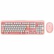 Tangentbord och Mus Mobility Lab Pure Color Rose Azerty Franska