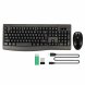 Tangentbord och Mus Bluestork Clavier Souris Sans Fil Svart