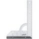 Rtvinklig linjal Wolfcraft 5206000 Stl (280 x 500 mm)