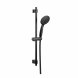 Duschset Wenko Young Line 25451100 Svart matt Rostfritt stl  1