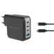 Vggladdare Conceptronic 120550903101 Svart 100 W