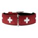 Hundhalsband Hunter Swiss Rd/Svart 30-34.5 cm