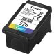 Original Blckpatron Canon CL-576 Cyan/Magenta/Gul