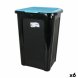 Papperskorg Tontarelli Coverline Bl 44 L Svart 38,5 x 34,5 x 54