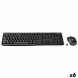 Tr�dl�st Tangentbord och Mus Logitech DESKTOP MK270 Svart Qwerty