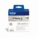 Termiskt Pappersband p Rulle Brother DK22212 Svart/Vit Vit