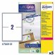 Etiketter till Skrivare Avery L7168 Vit 15 Blad 199,6 x 143,5 mm
