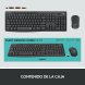 Trdlst Tangentbord och Mus Logitech 920-009798 Svart Qwerty Sp