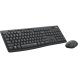 Tangentbord Logitech MK295 Silent Wireless Combo Grafit Svartvit