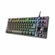 Tangentbord Trust GXT 833 Thado Svart Silvrig Svartvit Multi
