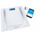 Digital Badrumsvg Esperanza EBS016W Vit Glas Hrdat glas (1 Del