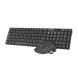 Tangentbord och Mus Natec Stingray Svart QWERTY Qwerty US