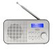 Vckarklocka Adler CR 1179 Bl Svart Gr Svart/Gr