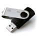 USB-minne GoodRam UTS2 USB 2.0 Svart Silvrig 8 GB (1 antal)
