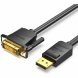 Adapter DisplayPort till DVI Vention HAFBF Svart 2 m