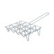 Grnsaksgrill EDM 33,5 x 25 cm Metall Krom