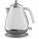 Vattenkokare DeLonghi Vit Rostfritt st�l 1,7 L 2000 W