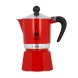 Italiensk Kaffepanna Bialetti Rainbow rouge 6 Koppar Aluminium