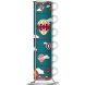 Set med 6 kaffekoppar Bialetti Winter Wonderland Turkos Porslin