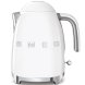 Vattenkokare Smeg KLF03WHEU Vit Rostfritt stl 2400 W 1,7 L