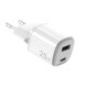 Vggladdare Celly UPTC1USB1USBC25 Vit