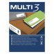 Etiketter till Skrivare MULTI 3 04729 Vit Rundad 100 Blad 99,1 x