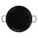 Djup stekpanna med handtag Vaello Svart Emaljerat stl ( 38 cm)