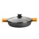 Kastrull med glaslock BRA A270540 (40 cm) Aluminium