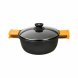 Kastrull BRA A270320 (20 cm) Svart Metall Aluminium Smitt alumin