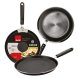 Stekpanna fr Crpes Ibili Aluminium  26 cm 26 cm Svart