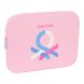 Laptopfodral Benetton Pink Rosa 15,6'' 39,5 x 27,5 x 3,5 cm