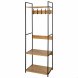 Kldhngare med hylla Max Home Stl Melamin spnskiva Minimalist