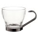 Set med kaffekoppar Quid Supreme Transparent Glas Stl 110 ml 3