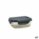 Hermetisk matlda Bidasoa Infinity Rektangulr 370 ml Gul Glas (