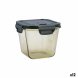 Hermetisk matlda Bidasoa Infinity Fyrkantig 900 ml Gul Glas (12