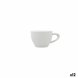 Set med kaffekoppar Bidasoa Fosil Vit Keramik Aluminiumoxid 80 m