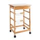 Flerfunktionsvagn Quid Garbo Brun Tr 47 x 37 x 76 cm