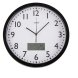 Vggklocka Versa Svart Plast Minimalistisk 4 x 35 x 35 cm