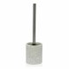 Toalettborste Versa Vit Harts (10 x 37 x 10 cm)