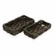 Korg - set Versa 11 x 4 x 20 cm Mrkbrun 2 antal