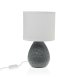 Bordslampa Versa Gr Vit Keramik 40 W 15,5 x 27,5 cm
