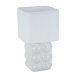 Bordslampa Versa Vit linne Keramik 16 x 29 cm